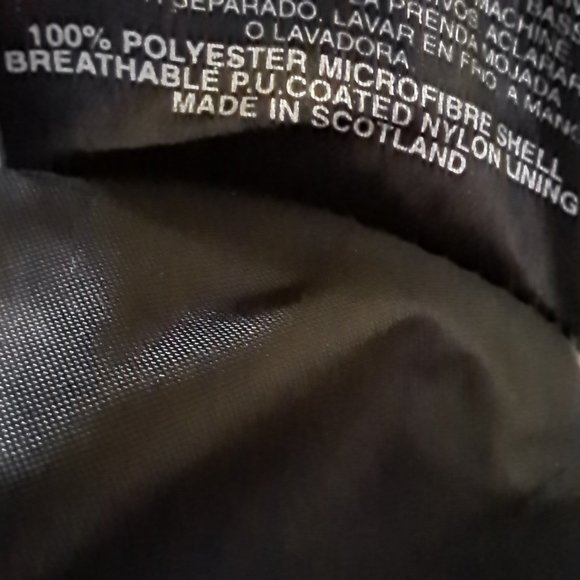 SUNDERLAND Scotland mens windbreaker raincoat Sz M full zip GORPCORE OLD MONEY - Picture 10 of 10